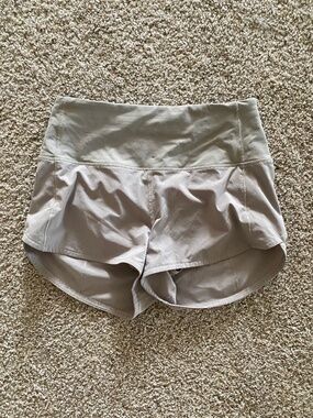 LULULEMON high rise speed up shorts